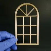 1:12 Scale Window Frame Diorama, Dollhouse Add-on