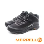 【MERRELL】男 MOAB SPEED MID GORE-TEX戶外郊山健行鞋 男鞋(黑色)