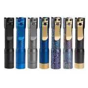 MecArmy PS14 compact 1200 lumen dual LED titanium EDC torch
