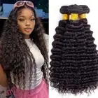 AU 4 Bundles Remy Human Hair Bundles Brazilian Virgin Weave Weft Hair Extensions