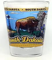 South Dakota State Wraparound Shot Glass Glassware