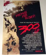 300 film Gerard Butler Zack Snyder USA Theatrical Poster 19"x13" Amazing Poster!