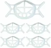 3D Face Mask Bracket，10/20/50/100pcs White Mask Guards for Under Mask Spacers for More Breathing Room Mask Insert Support for Women to Keep Fabric off Mouth (10PCS White)