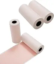 Fuyatina 4 Rolls Thermal Paper Only Fits for LIFEPAK 15 and LIFEPAK 35 Printer, Each Roll Size 100 mm x 20 meters, Red Grid in One Side, The Other Side Blank, Premium Thermal EKG Paper