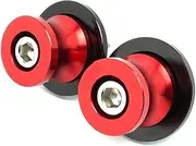 Swingarm Spools Sliders Stand Screws M6 CNC Accessories Bolts For BENELLI TRK 502 502X 502C 752S 251 BN302 TNT600(Red)