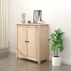 Sideboard 70x35x80 cm Solid Wood Pine Furniture Storage Cabinet Home Decor 13719