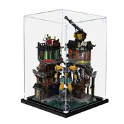 Acrylic Display Case for LEGO 71837 NINJAGO City Workshops Figure Storage Box Dust Proof Glue Free