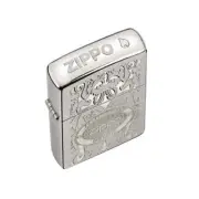 Zippo Crown Stamp Classic Design Windproof Refillable Pocket Lighter Silver
