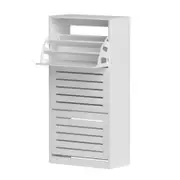 Artiss Shoe Cabinet Storage Drawer 45 Pairs White