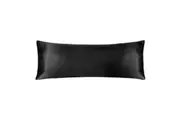 LINENOVA Luxury Silk Satin Pillow Cases PillowcaseBlack, Body