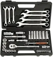 MET-0625 SOCKET & SPANNER SET 1/4" & 3/8" 37 PIECE