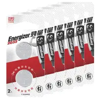 在飛比找ETMall東森購物網優惠-【Energizer 勁量】鈕扣型CR2032鋰電池12入 