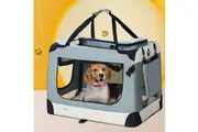 i.Pet Pet Carrier Soft Crate Dog Cat Travel 90x61CM Portable Foldable Car 2XL