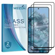 [2 Pack] Google Pixel 8 Pro (6.7") Tempered Glass Full Coverage Crystal Clear Premium 3D Edge 9H HD Screen Protector by MEZON (Pixel 8 Pro, HD Full) – FREE EXPRESS