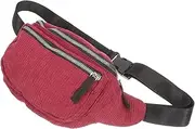 Messenger Small Bag Denim Crossbody Bag Cross Body Sling Bag for Men Lightweight Crossbody Bag Waist Bag Waist Bag for Adult Crossbody Fanny Pack Velvet Red Storage Bag for Adult