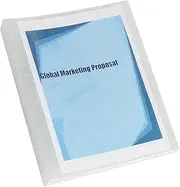 Marbig 5602012 Insert Binder Clearview with Storage Pocket A4 25mm 2D Clear