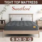 Queen Double King Single Bed Mattress 16cm Foam Medium Firm Bonnell Spring