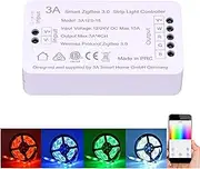 3A Nue 12 / 24V DC Smart ZigBee RGBW RGB Strip Light Controller Switch for Normal Strip Light Automation and Alexa Control
