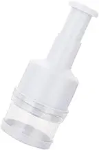 PartyKindom White Garlic Press Garlic Presser Made of Pp Stainless Steel Sturdy Easy to Use Nuts Mincing