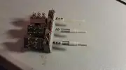 NOS RCA Triple TV Potentiometer & Switch Unit 500K, 10K, 250K