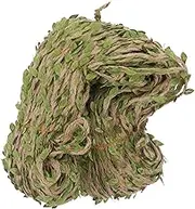 ORFOFE Artificial Greenery Vine Ribbon Jute Twine with Faux Leaves for Wedding Party Home Decor Braided String Trim for Creative DIY Craft and Rustic Decoration