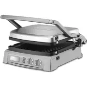 Cuisinart GR-150 Griddler Deluxe Panini Press Grill -Brushed Stainless-nonstick