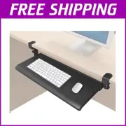 Adjustable Under Desk Keyboard Platform - Ergonomic 20 Inch Tray & Easy Setup