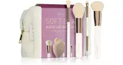 BrushArt Basic Soft Glam make-up Brush Set with Case