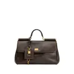 [Dolce & Gabbana] Dolce & Gabbana Medium My Sicily Top-handle Tote Bag ONE SIZE BROWN