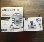 Star Wars R2D2 Duo Instant Pot Pressure Cooker 6 Qt & R2D2 Toaster NEW READ