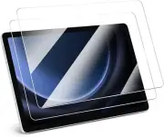 [2 Pack] Tempered Glass Screen Protector for Samsung Galaxy Tab S9 FE/S9/S8/S7