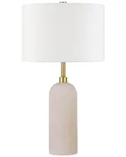 Abraham + Ivy Ramona 22" Tall Ceramic Table Lamp With Fabric Shade NoSize NoColor