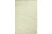 Phoebe Green & White Handmade Felted Wool Scandi Rug
