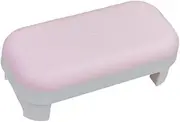 Oshhni Nail Arm Rest Detachable Portable Non Slip Manicure Nail Tool Nail Hand Rest Stand Cushion for Home Salon Beginners, Pink