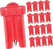 Healeved Essential Lash Extension Supplies 100pcs Glue Bottle Needle Set Eyelash Glue Nozzle Glue Bottle Parts for Long-lasting Use