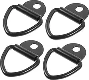 GARVALON 4pcs Heavy Duty Tow Hooks Towing Ring for Automotive Tie Down Hooks for Pickup Trucks Trailers Suvs and Cargo Management