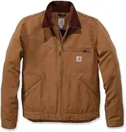 [CARHARTT] Men's Duck Detroit Jacket (Regular and Big & Tall Sizes), Navy, 3X-Large Big Tall