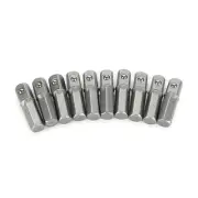 Workshop Socket Adapter Converter 25mm 1/4" Hex To 1/4" Square Drive Metal New