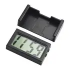 Compact LCD Clock for Car Dashboard Stay on Schedule While on the Move