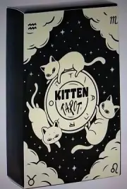 KITTENS TAROT 78 Tarot Cards Deck MONOCHROME Divination New Sweet Set