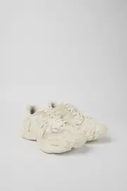 Tormenta White Textile Sneakers