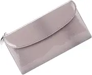 [Royal Bagger] Retro Genuine Leather Wallet for Women, Multi-Card Slots Card Holder, Large Capacity Long Wallet (Purple-3)