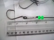 (20) 7/0 FISHING LEADERS WITH 7/0 CIRCLE HOOKS 80LB COATED STAINLESS WIRE ROPE