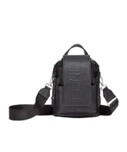 Fendi Roma Fendi Strike One-Shoulder Mini Backpack One size black