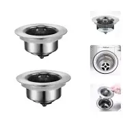 Sink Bounce Core Drain Strainer Kitchen Sink Upgraded Odor Filter Stopper Plug