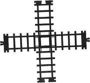 Toddmomy Track Model Railroad Safe Plastic Railway Track for DIY Fun Train Decor Realistic Train Experience Enhances Fine Motor Skills and Spatial Awareness for Creative Play