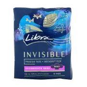 Libra Pads Invisible Goodnights with Wings x 10
