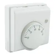 Thermostat Temperature Switch Room 2 Wire 220V AC Temperature Controller White