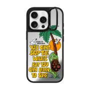 iPhone 16 Pro Mirror Ring Stand Case MagSafe Compatible Meditate by Jake Foreman