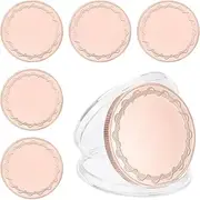 xioaue 6pcs Blank Coins for Engraving, 40mm Coin Blanks -Engraving Blanks Custom Challenge-Coins Polished Metal Rose Gold